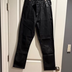 GAP Women’s Straight Black Jeans, vintage slim ankle length